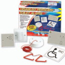 emergency assistance alarm in disabled toilet or WC emergency assistance alarm in disabled toilet or WC