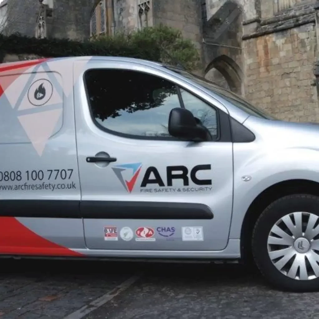 ARC Van With Logo on it