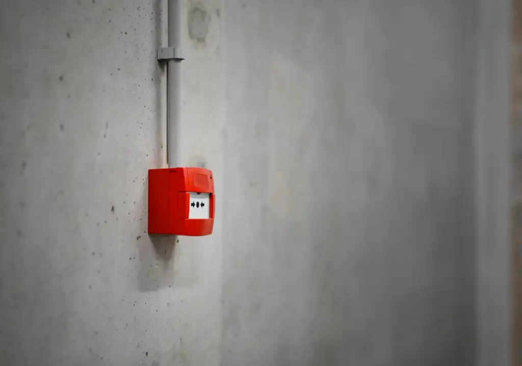 fire safety alarm button